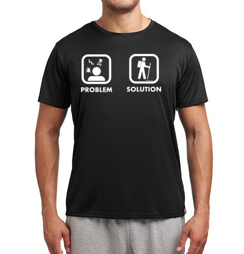 Camiseta Hombre Deportiva Problem Solution Trek laTostadora - latostadora.com - Modalova