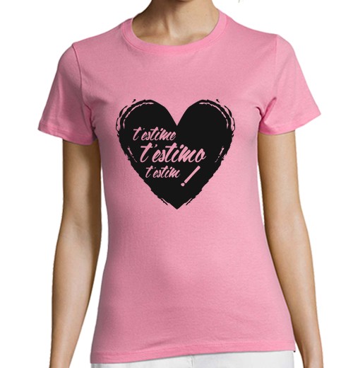 Camiseta Mujer Manga Corta T'estime t'estimo t'estim! laTostadora - latostadora.com - Modalova