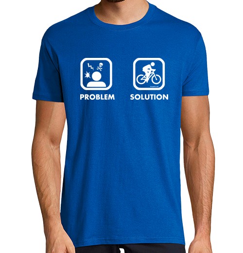Camiseta Hombre Manga Corta Problem Solution Bike laTostadora - latostadora.com - Modalova