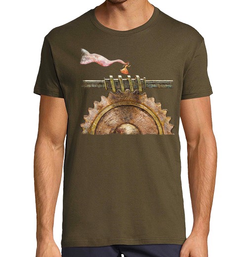 T-Shirt Uomo Manica Corta Uomo, Manica Corta, Verde Militare, Qualità Premium-image