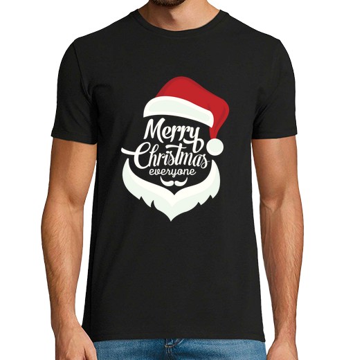 Camiseta Hombre Manga Corta regalos de navidad divertidos feliz nav laTostadora