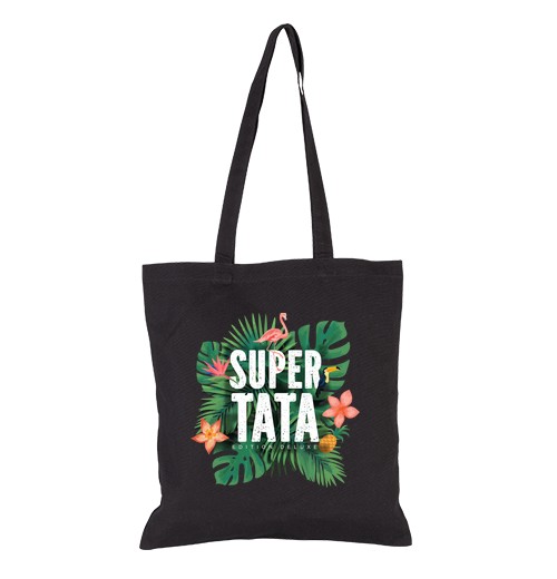 Bolsa De Tela anuncio de embarazo super tía laTostadora
