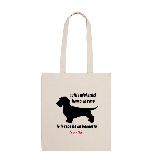 Bolsa De Tela ita dachshund de pelo duro - dachshund laTostadora