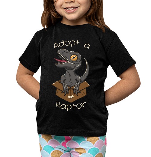 T-Shirt Bambino Manica Corta Adottare Un Rapace-image
