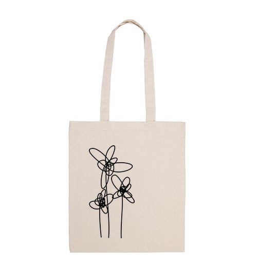 Bolsa De Tela Bolsa Flores laTostadora