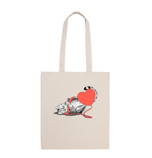 Bolsa De Tela gato laTostadora