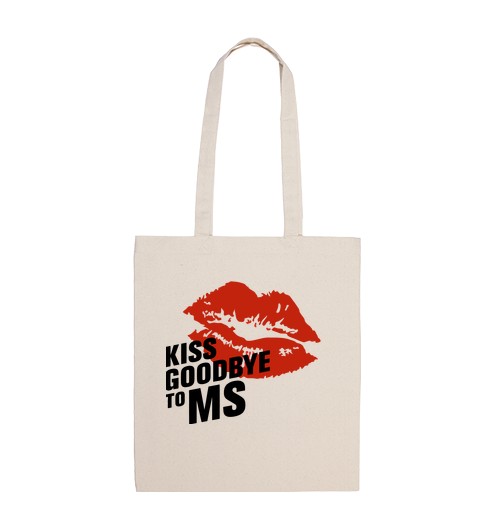 Borsa Di Tela Borsa Tela Kiss Addio A Più 100% Cotone-image