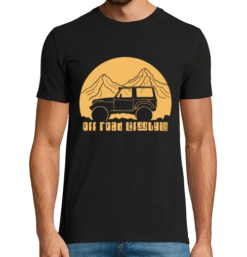 Camiseta Hombre Manga Corta Off road lifestyle 4x4 laTostadora
