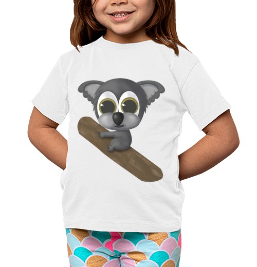 T-Shirt Bambino Manica Corta T-Shirt Bambino Un Koala-image