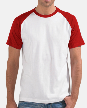 Men's t-shirt, short sleeve, baseball style
