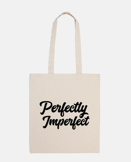 Bag defaults imperfect perfection handbag student woman girl tote