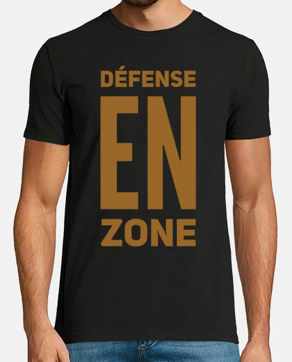 Camiseta defensa de la zona dorada de baloncesto