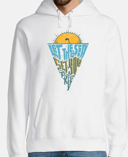 Sudadera deja que el mar te libere