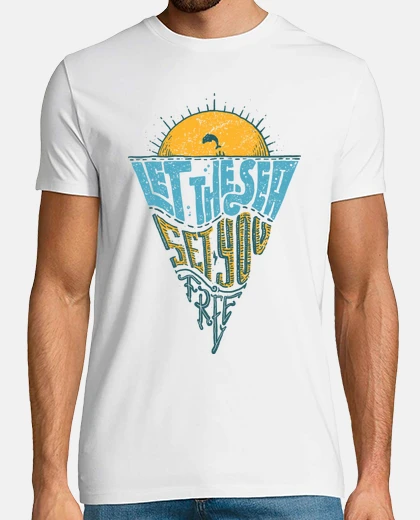 Camiseta deja que el mar te libere