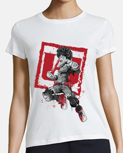 Camiseta Deku sumi-e