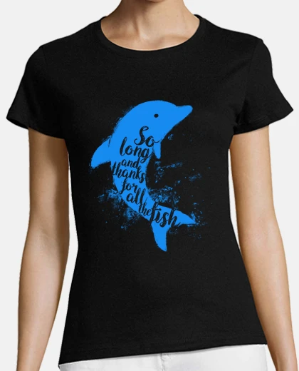 T-shirt delfino riconoscente
