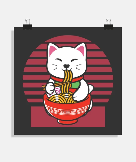 Poster Délices Asiatiques