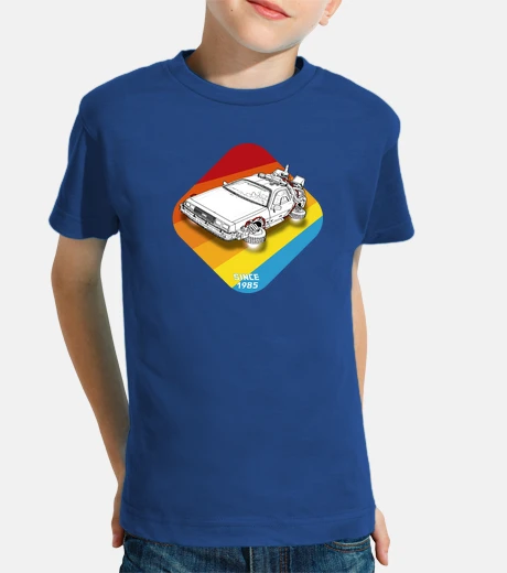 Kids delorean time machine back to the future