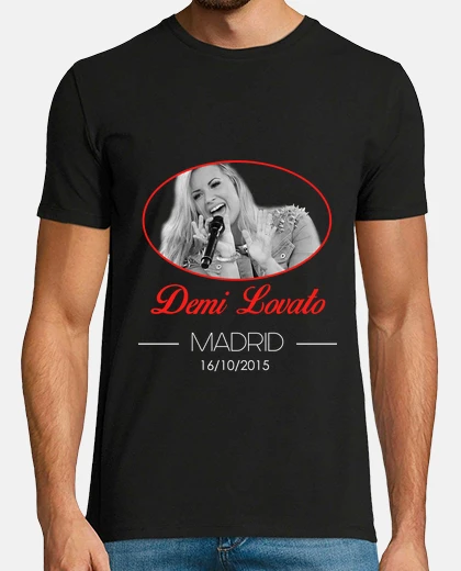 Camiseta Demi Lovato Madrid