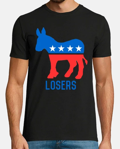 T-shirt Democratici asini perdenti