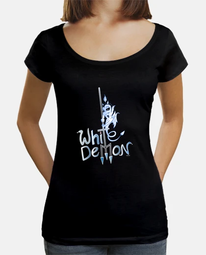 Tee-shirt démon blanc chic