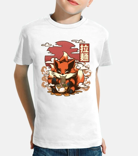 Children's Demon Fox Eat Ramen