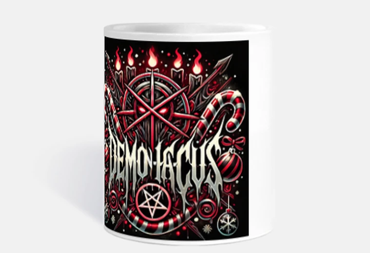 Cup demon-ia-cus christmas