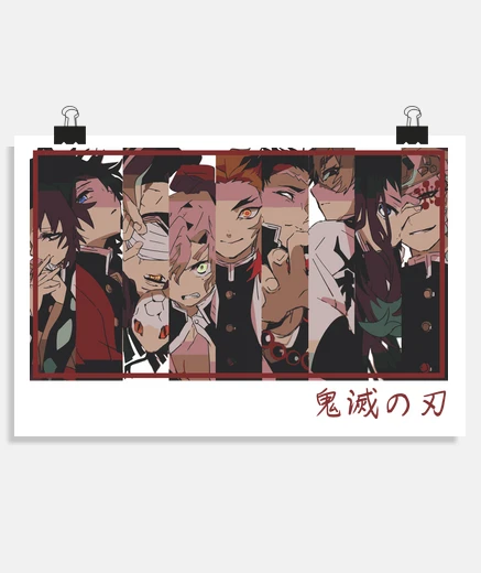 Póster Demon Slayer Corps IKIGAISEKAI
