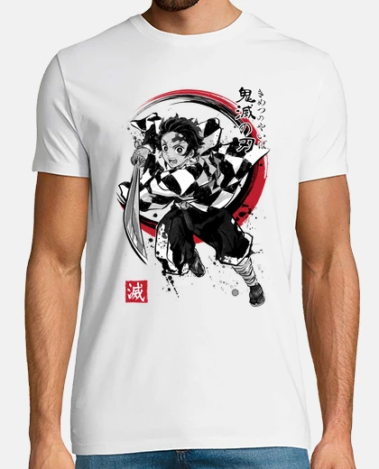 Camiseta Demon Slayer sumi-e