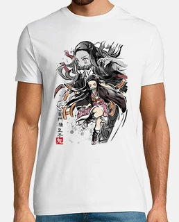 Demon slayer Nezuko sumi-e
