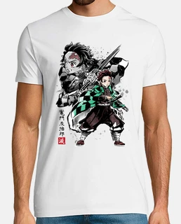 Demon slayer Tanjiro sumi-e