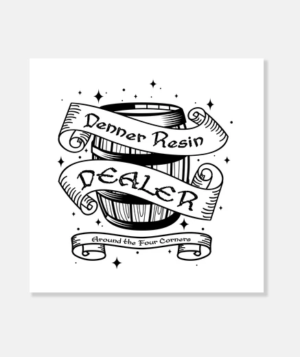 Stampa denner rivenditore resina (il nome del vento)