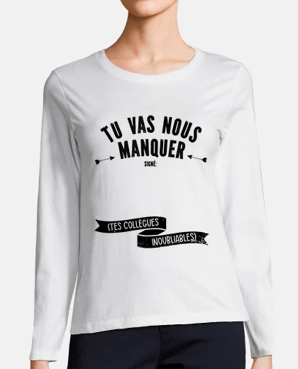 Tee-shirt Depart collegue de travail personnalise