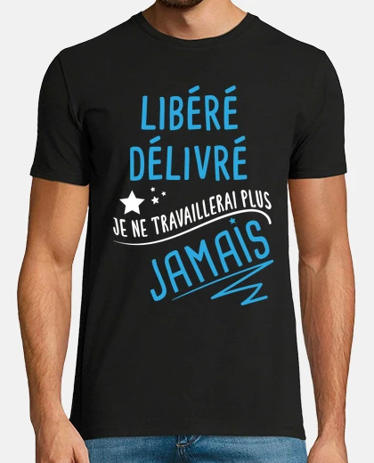 Tee-shirt depart en retraite homme