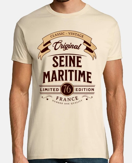 Camiseta Departamento Francés 76 Seine-Maritime