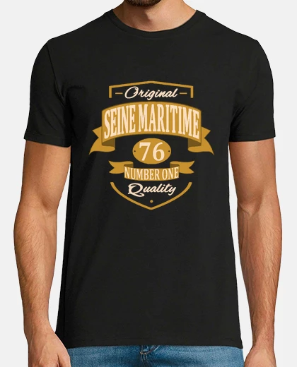 Tee-shirt departement seine maritime 76