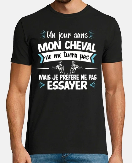 Camiseta deporte ecuestre montar a caballo humor