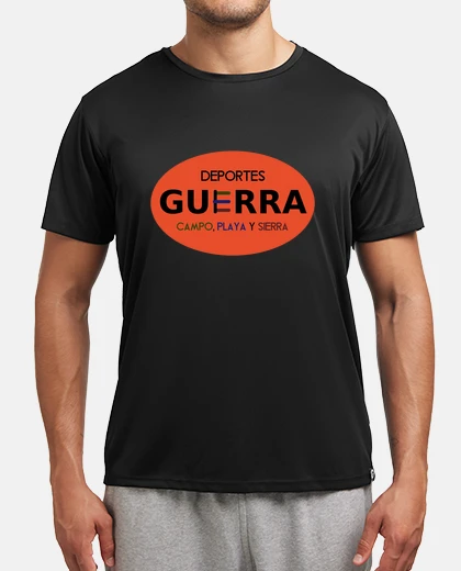 Camiseta Deportes Guerra. Campo, playa y sierra