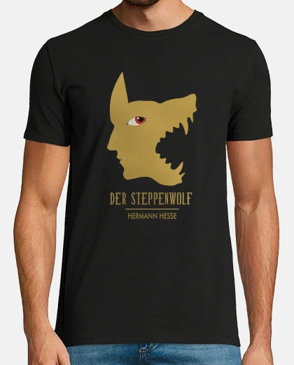 Camiseta Der steppenwolf el lobo estepario