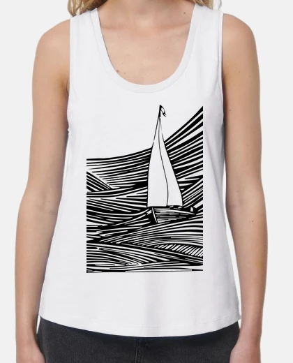 T-shirt deriva dlei barca a vela