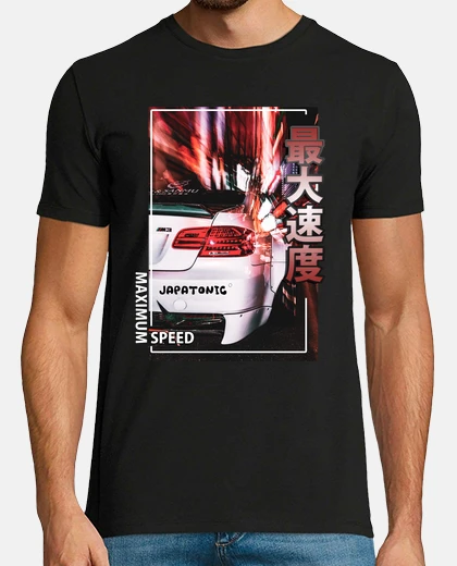 Tee-shirt dérive de tokyo à vitesse maximale