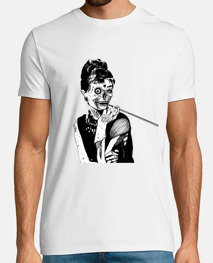 Camiseta Desayuno con diamantes Audrey Hepburn  friki geek