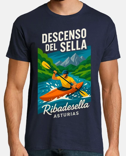 Camiseta Descenso del Sella Ribadesella Asturias