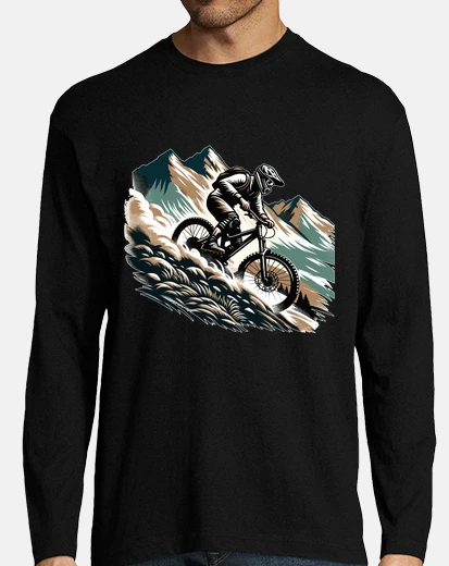 Tee-shirt descente aventure en montagne
