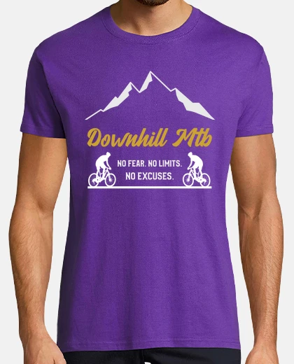 Tee-shirt descente vtt - pas de peur pas de limit