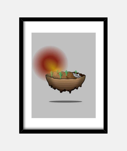 Framed desert