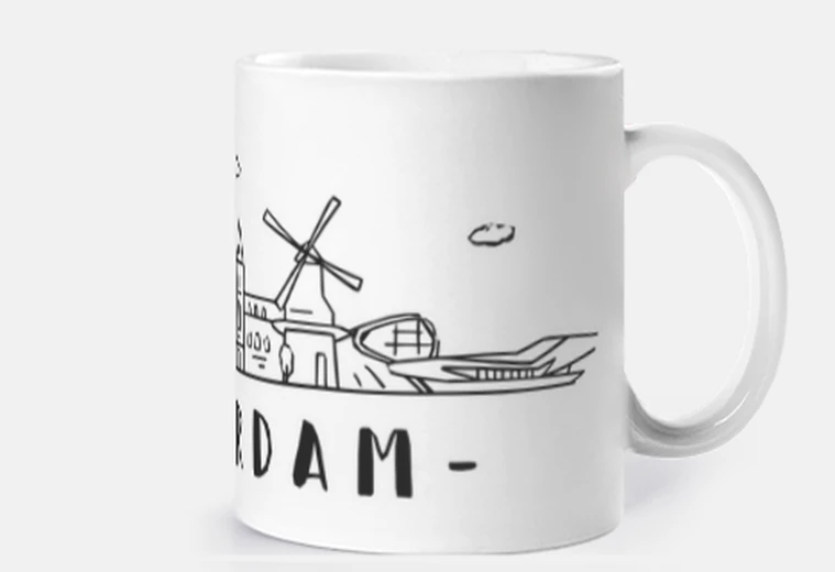 Mug design Amsterdam pour les tasses