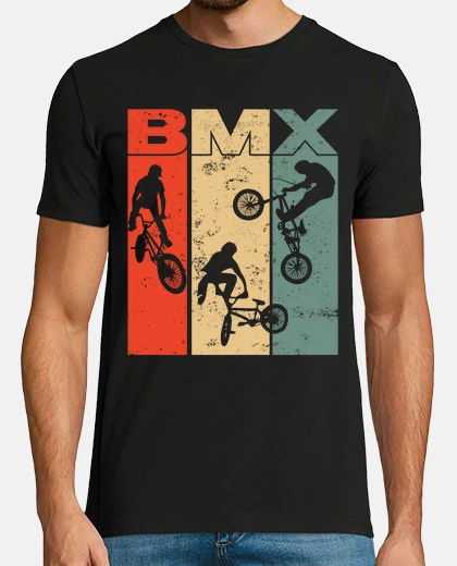 T-shirt design della bici retrò bmx