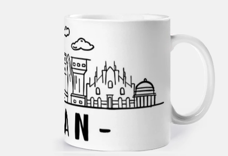 Mug design milan pour les tasses