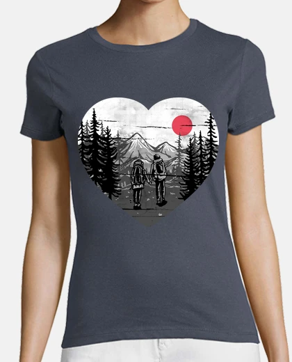 Tee-shirt design non. 801597 cadeau original saint valentin femme